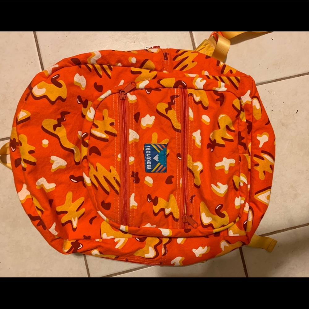 Orange Mokuyobi back pack